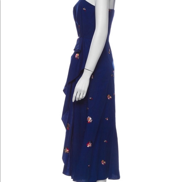 Prabal Gurung Blue Embroidered Dress - Picture 3 of 16